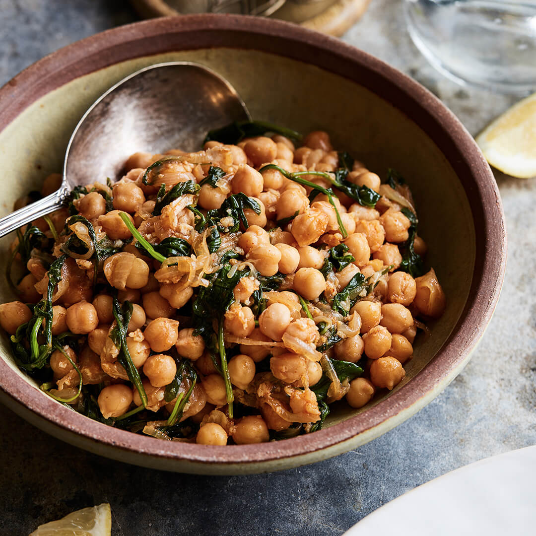 Greens and Chickpeas 